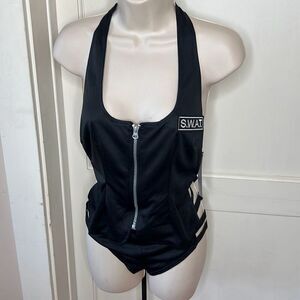 Dreamgirl Swat Me Sexy Halloween Costume Nwt Cop Cosplay One Size 3 piece